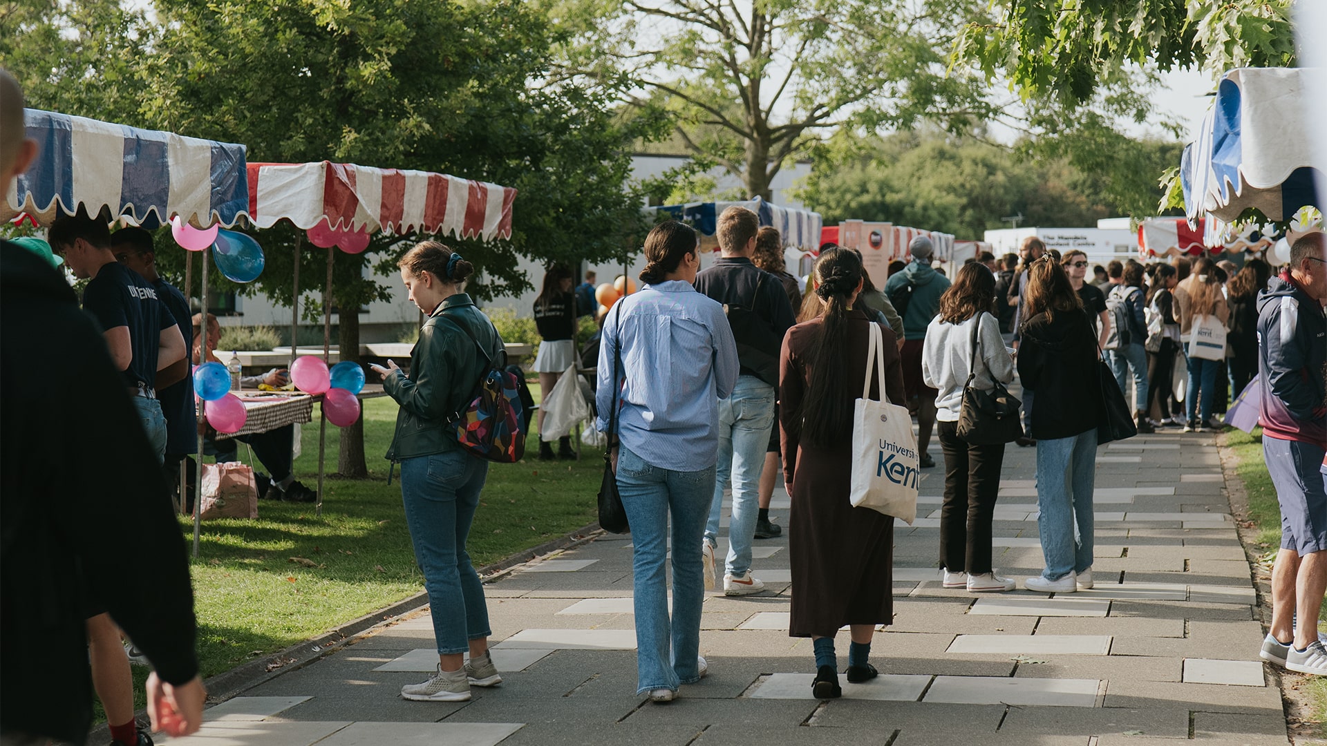 International food festival display